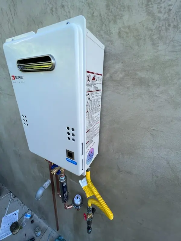 Tankless water heater installation for Howard homes